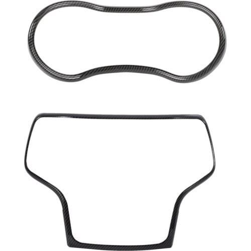 Car Center Console Navigation GPS Panel Dashboard Cover Instrument Trim for 2014-2020 Jeep Grand Cherokee, Accessories