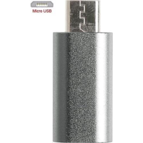 Free shipping 8Pin Lightning Female To Micro USB Male Adapter Converter For Android Cell Phone