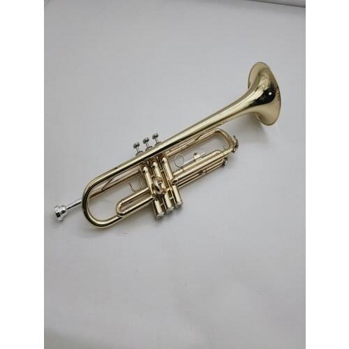 Trumpet Bb Tune Phosphor Bronze Material Professional Woodwind Instrument With Case Accessories Free Shipping