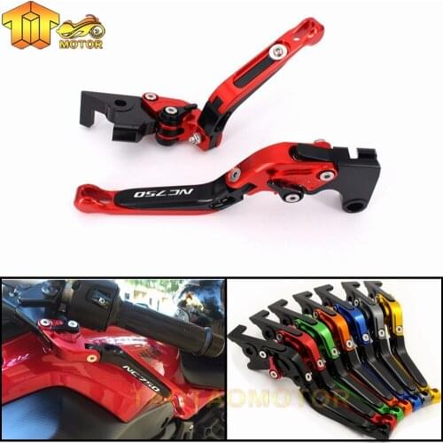 CK CATTLE KING Motorcycle Foldable Extendable Brake Clutch Levers For Honda NC750S NC750X 2014-2018 Black Spirit 2014-2016