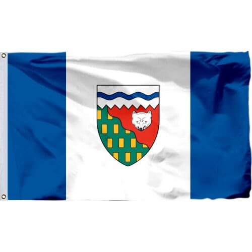 Northwest Territories Flag 150X90cm (3x5FT) 120g 100D Polyester Free Shipping Canadian Territories