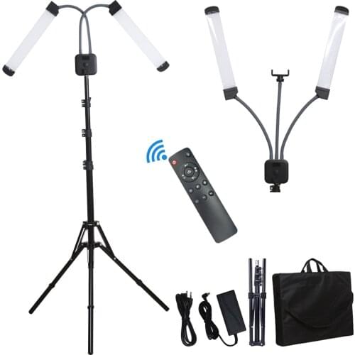 Cadiso Photographic Selfie Function Camera Photo lighting Led Video light Lamp With Tripod Remote For Phone Makeup Youtube