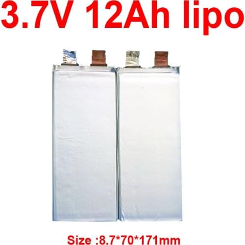 GTK 3.7v 12Ah lithium polymer lipo battery for diy 12V 24V 36V 60Ah scooter inverter ebike Solar street light RV go kart