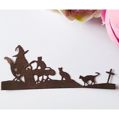 Halloween Witch 2020 Metal Cutting Dies Stencils For Scrapbooking Photo Album Decoration Embossing Paper Card Craft