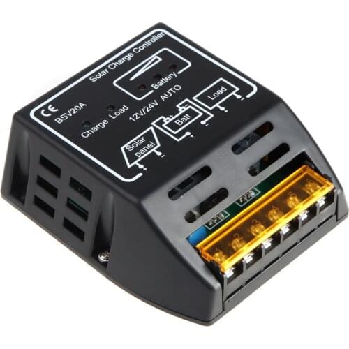 Solar Panel Charger Controller Regulator 12V/24V 20A Free Shipping 12000938
