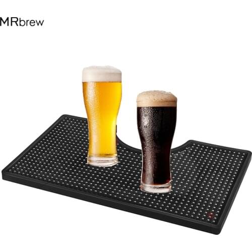 Bar Mat,Coffee Maker Pad,Beer Drip Tray,PVC Barber Service Mat,Countertop Spill Mats For Beer Tower Waterproof Accessories