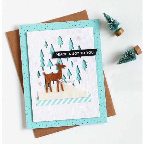 Mmao Crafts Metal Steel Cutting Dies Christmas tree background Stencil For DIY Scrapbooking Paper/photo Cards Embossing Dies