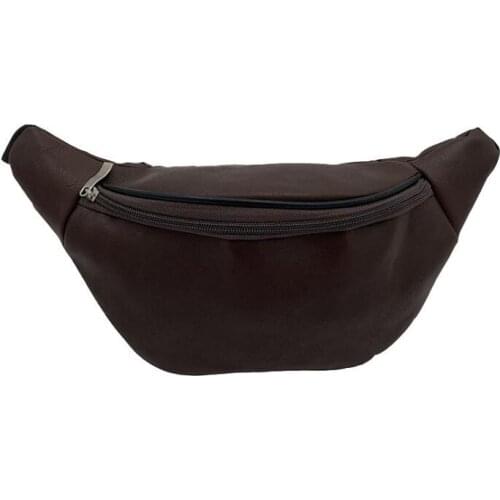 2021 Fashion mens Waist Bag Chest Bag PU Waterproof Fanny Pack Waist Pack