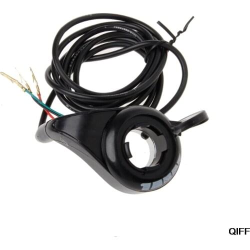 24v 36v 48v Motorcycle 7/8 Handlebar Black Thumb Throttle Electric Bike Scooter May06
