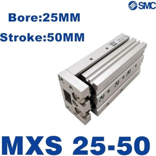 MXS MXS25 SMC MXS25L-50 MXS25-50AS MXS25-50AT MXS25-50A MXS25-50BS MXS25-50BT MXS25-50B MXS25-50ASBT MXS25-50BSAT Cylinder