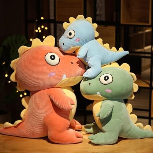 40/70CM Super Soft Lovely Dinosaur Plush Doll Huggable Cartoon Stuffed Dino Toy Plush Pillow Kawaii Gift for Kids Baby