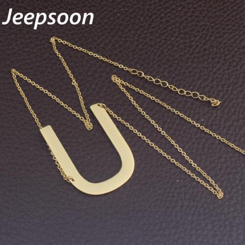 Letter U-Z Necklace & Pendant Women/Men Loverss Jewelry High Quanlity Valentines Gift Wholesale Romantic Fancy Photo PBJIAUAJ