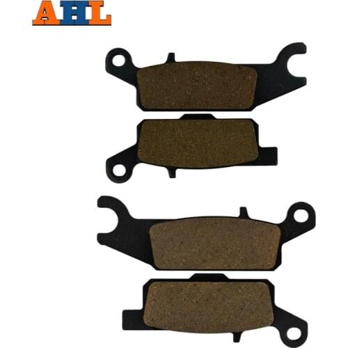 Motorcycle Left & Right Front Brake Pads For YFM 250 RX/RY Raptor 08-09 YFM 550 Grizzly FGHY/FGPY 09-10 YFM 700 07-10