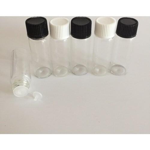 30pcs/lot5ml Transparent Glass Dropper Bottle Empty Protable Sample Vial Refillable Essential Oil Jar Makeup Tools