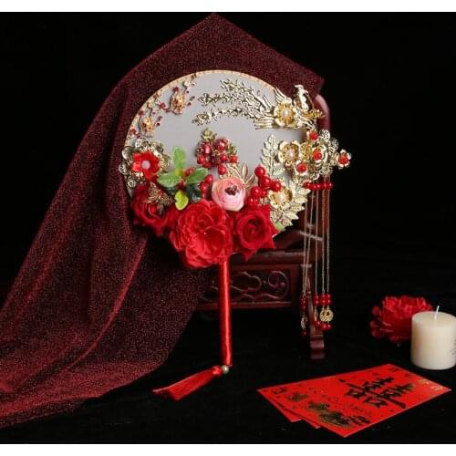 Silk Fan Chinese Japanese Style Fan Home Decoration Ornaments Pattern Art Craft Gift Wedding Dance Hand held Fan