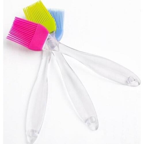1PCS Plastic Silicone Pastry Brush BBQ Brushes Durable Attractive Heat Resistant Kitchen Tools BBQ Accessories