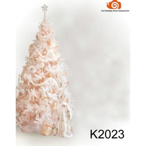 5X7ft Hand painted fantasy Muslin photo backdrops,fotografia profissional,christmas tree photographic background K2023