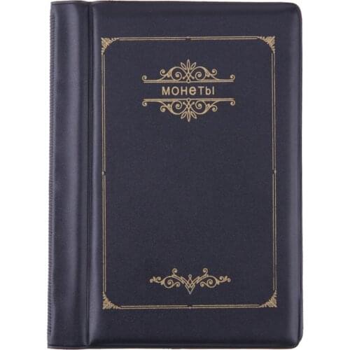 Russian Coin Album 10 Pages 120 Pockets Coin Collection Book Coin Holder