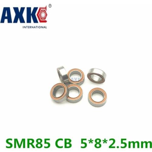 Axk 1pcs 5x8x2.5 Stainless Steel Hybrid Ceramic Ball Bearing Smr85 2rs Cb Abec7 5x8x2.5mm