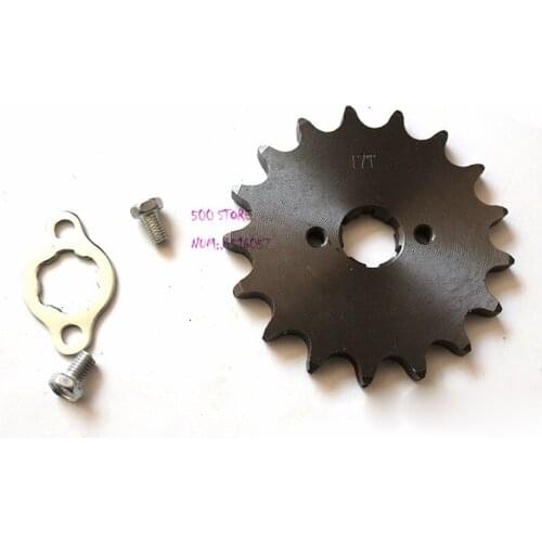 Free shipping 428 17T small good sprocket Universal Motorcycle before small flywheel Accessories Material Cast iron
