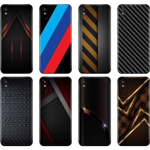 Black tpu Case For Xiaomi Redmi 7A 8 8A 9 9A 9C Case Redmi Note 8T 8 Pro T Note 9 9S 9 Pro Case Car Carbon Fibre Print