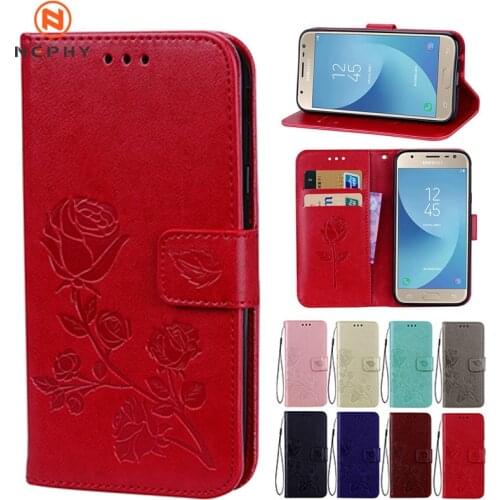 Rose Flower Leather Case For Samsung Galaxy A3 A5 J1 J3 J5 J7 Pro 2016 2017 A320 A520 J510 J330 J530 J730 Grand Prime Flip Cover