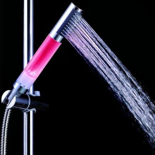Color Single Type Square Water Power LED Hand Shower
