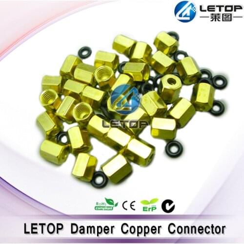 Eco Solvent Printer Ink Damper Connector O Ring Nut Screw Copper Connector for ink tube 4*2.5mm/3*2mm