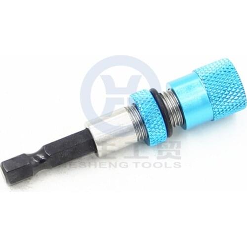 Fixmee 1/4 inch 60mm Magnetic Hex Shank Quick Release Drill Bit Screwdriver Holder Tool