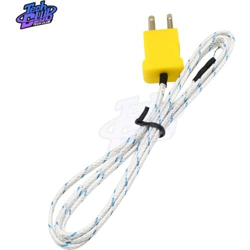 1M K-type Test Length Wire Temperature Meter Thermocouple Sensor Probe Cable Tester Line For Thermostat Multimeter Dropship
