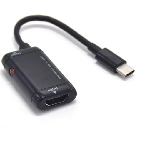 USB 3.1 C Type-C to HDMI Adapter Cable For Samsung Huawei Xiaomi For Type-C Smart Phone