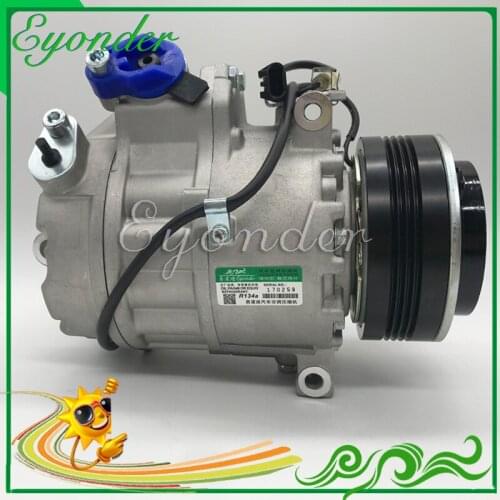 A/C AC Air Conditioning Cooling Compressor PV4 for BMW X5 X DRIVE 35D L6 3.0L 64529121762 64529185143 64529185146-03 64529185146