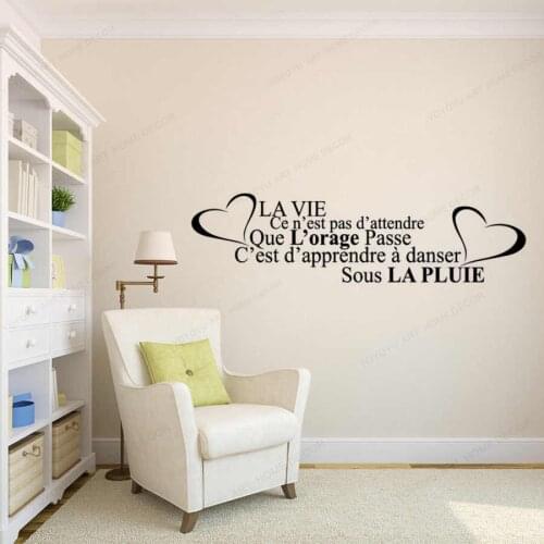 Beautiful QUOTE Wall Art Decal Vinyl Home Room StickerHJ149