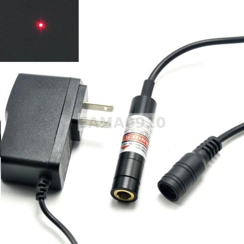 Locator 650nm 10mW Red Dot Laser Module Focusable Mitsubishi Diode w/AC Adapter