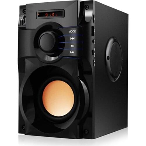 Portable Bluetooth Speaker 40W Big Power Outdoor Wireless Subwoofer Boombox Column Sound Music Center Support AUX TF FM Radio