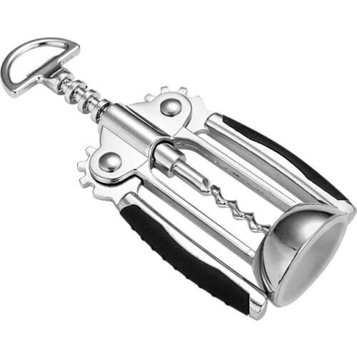 Portable Metal Red Wine Opener Wing Type Metal Sommeliers Wine Corkscrew Bottle Openers Beer Corkscrews Beer Cork Remover