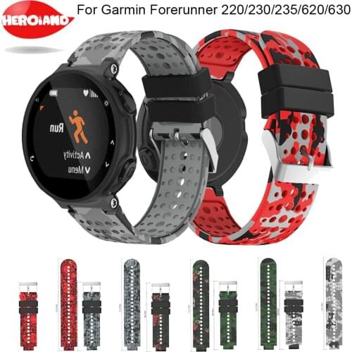 Strap For Garmin Forerunner 235 WatchBand Silicone Strap Bracelet For Garmin Forerunner 220/230/620/630/735XT GPS Accessories