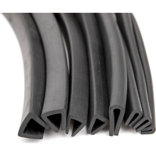 U Channel Rubber Seal Strip Edge Trim Door Edge Guard Weatherstrip Door Insulation For Glass Metal Wood Panel Cabinet 1 Meter