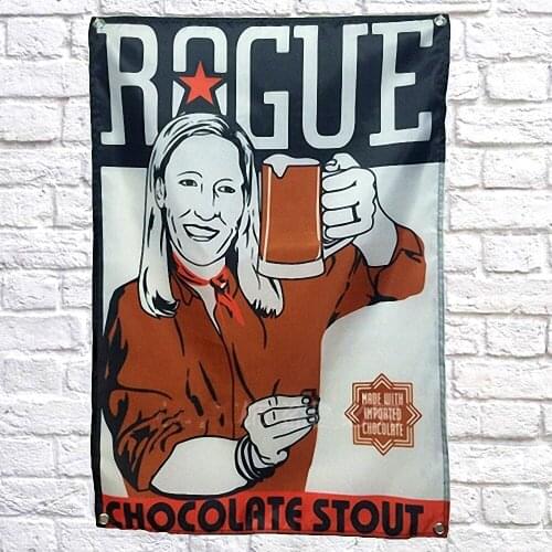 Cheers! Vintage Beer Poster Banner Wall Art Decorative Hanging Chart Retro Bar Signs Shabby Chic Flag Sticker Home Wall Decor