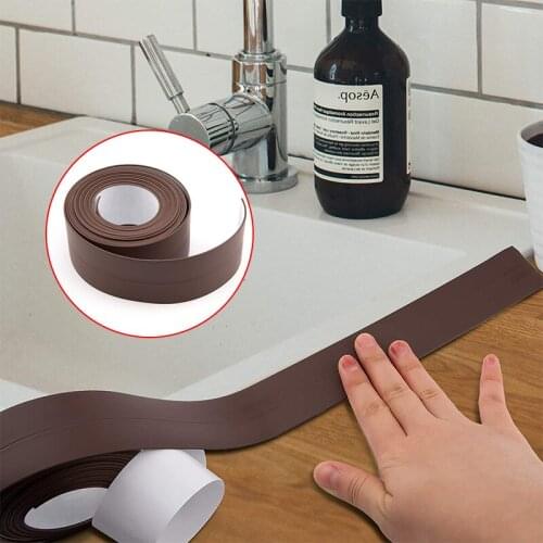 3.2m*2.2cm New Bathroom Kitchen Shower Waterproof Tape Sink Bath Sealing Strip Tape Self-adhesive Oil-proof Adhesive Plaster