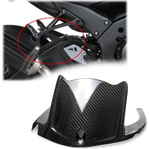 3K Carbon Fiber for Kawasaki ZX-10R ZX 10R 2016-2020 Motorcycle Accessories Rear Fender Splash Mud Dust Guard Mudguard