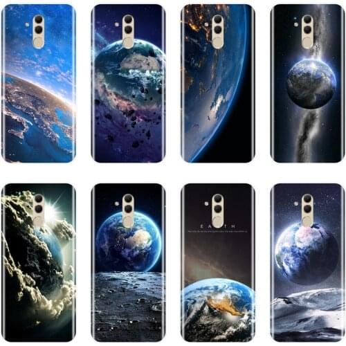 Back Cover For Huawei Mate 9 10 20 Lite Soft Silicone Space Earth Blue Star Men Cool Phone Case For Huawei Mate 7 8 9 10 20 Pro