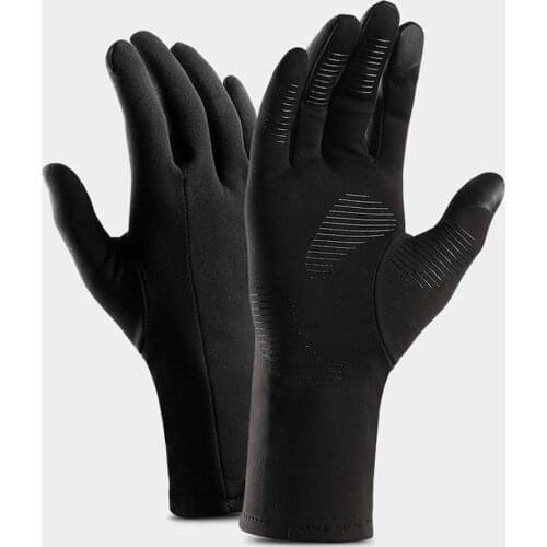 Winter Outdoor Sports Gloves Warm Touch Screen Full Fingered Windproof Non-slip Fleece-lined Light Cycling Gloves for Men Women