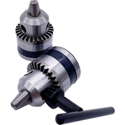 1pcs 0.6-6mm B10 0.375 24UNF Chuck for CNC Machine Tool Drill Heavy Wrench Into Electric Drill Keyless 3 Jaw Chuck