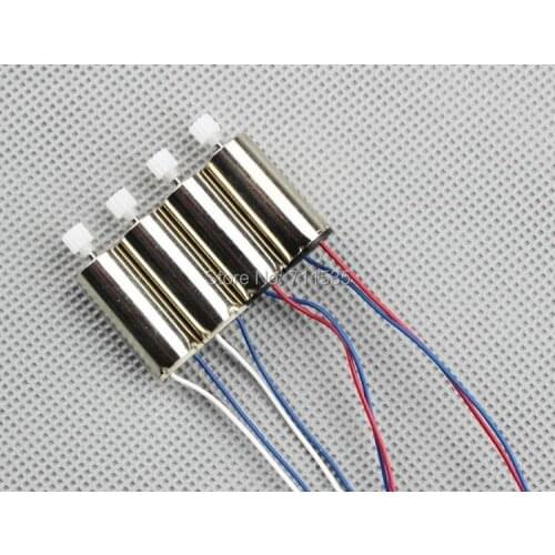 4pcs Wltoys XK.2.X250.002 XK Alien X250 RC Helicopter Motor Spare Parts CW / CCW 8.5 x 20mm Motors