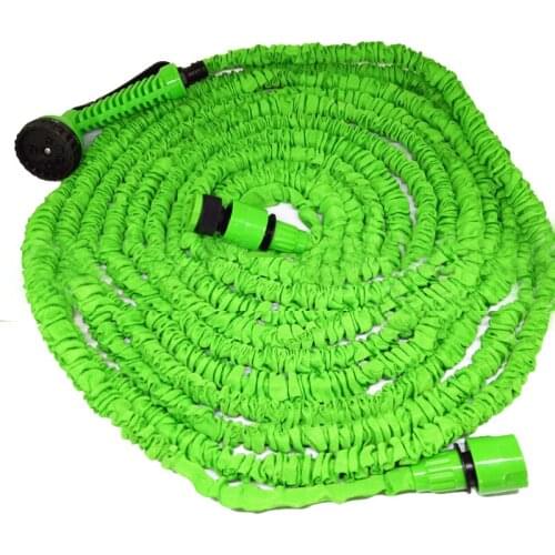 50FT-100FT Garden Hose Expandable Magic Flexible Water Hose EU Hose Plastic Hoses Pipe With Spray Gun To Watering Car Wash Spray