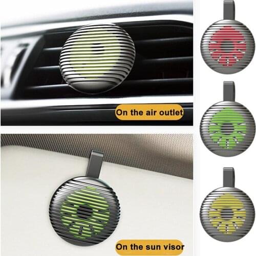 Car Air Freshener Gift Decoration Nature Perfume Smell Flavoring For Sun Visor/Air outlet Aromatherapy Auto Interior Accessories