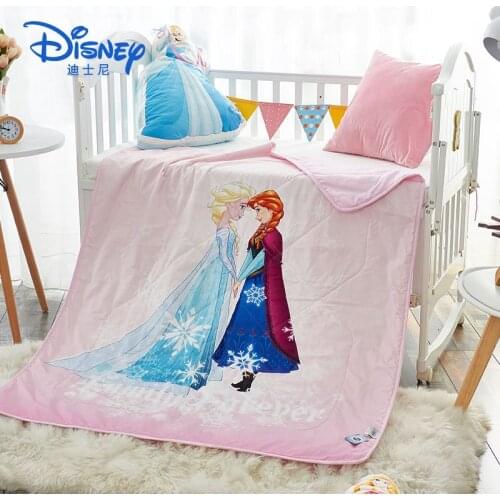 Disney Blanket Quilt 100% Cotton Cartoon Spring Summer Autumn girl boy baby Nap Thin quilt washed cotton children quilt gift