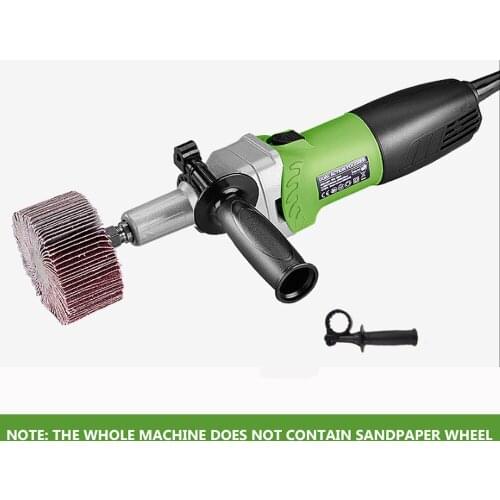 800w Electric Metal Wire Drawing Machine Portable Polishing Machine for Wooden Stainless Steel Polishing with Grinding