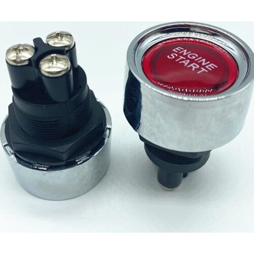Hot sale 1Pc 22mm car modification engine start power button switch ignition switch 12V/24V
